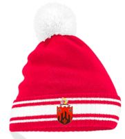 Shirehampton FC- Bobble Hat Red/White