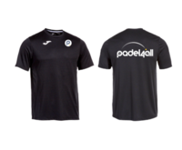 PADEL4ALL - Combi T-Shirt (BLACK) (Polyester Sports T-Shirt)