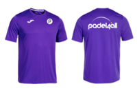 PADEL4ALL - Combi T-Shirt Womens Fit (PURPLE) (Polyester Sports T-Shirt)