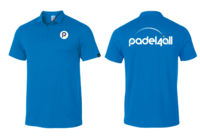 PADEL4ALL- SYDNEY POLO SHIRT (ROYAL) (Polyester Sports Material)