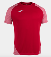 Joma Essential II Tshirt S/S Red/White