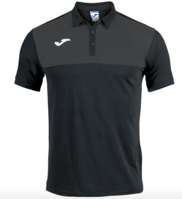 Joma Winner Cotton Polo Shirt S/S Black/Anthracite