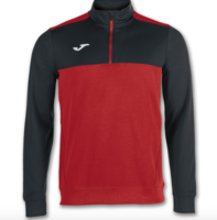 Joma Winner 1/4 Zip Sweatshirt Red/Black