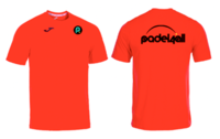 PADEL4ALL - Combi T-Shirt (CORAL) (Polyester Sports T-Shirt)