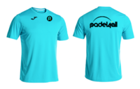 PADEL4ALL - Combi T-Shirt (TURQUOISE) (Polyester Sports T-Shirt)