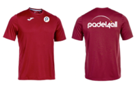 PADEL4ALL - Combi T-Shirt (BURGUNDY) (Polyester Sports T-Shirt)