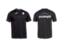 PADEL4ALL - Combi T-Shirt Womens Fit (BLACK) (Polyester Sports T-Shirt)