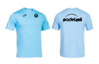 PADEL4ALL - Combi T-Shirt Womens Fit (SKY BLUE) (Polyester Sports T-Shirt)