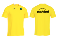 PADEL4ALL - Combi T-Shirt Womens Fit (YELLOW) (Polyester Sports T-Shirt)