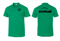 PADEL4ALL- SYDNEY POLO SHIRT (GREEN) (Polyester Sports Material)